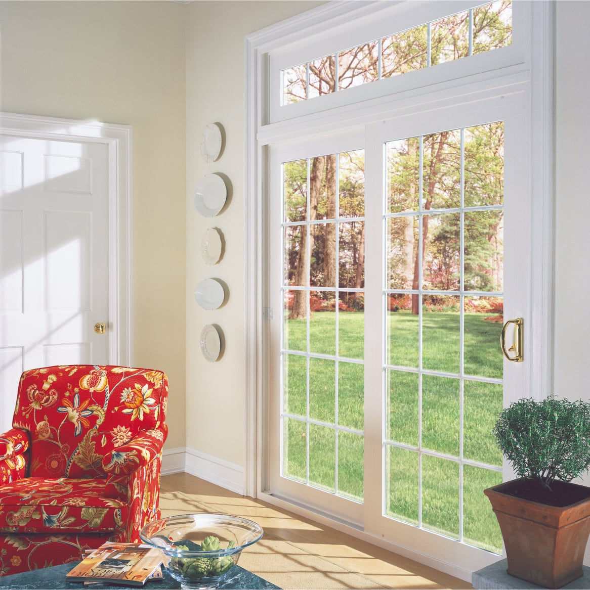 Home Interior with a New AMBLA INC Replacement Patio Doors