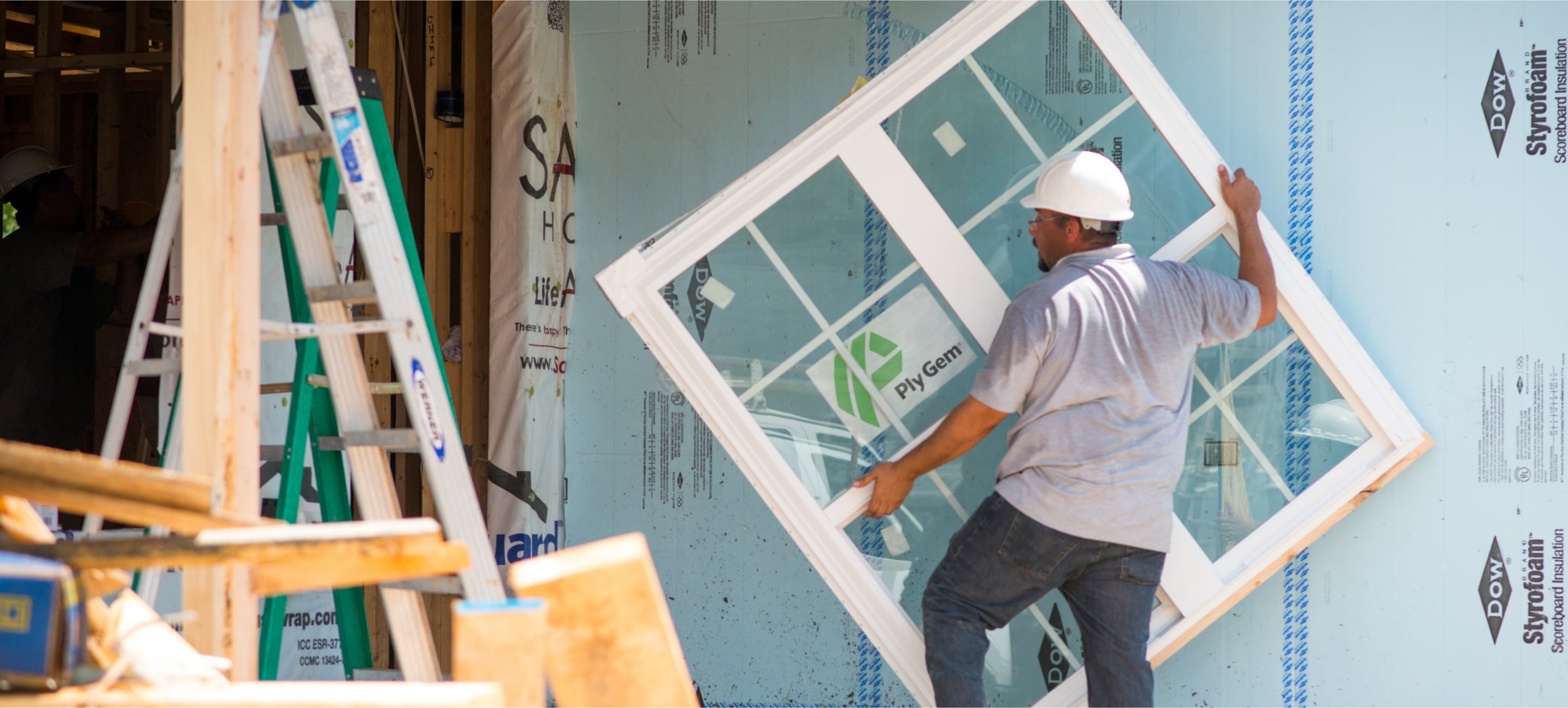 Person Installing a AMBLA INC Window - Resources for Window Professionals
