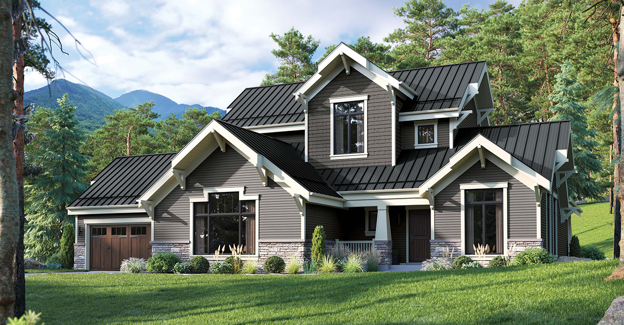 AMBLA Exteriors Carvedwood?44 with SolarDefense Reflective Technology