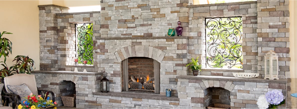 AMBLA INC Stone veneer Canyon Ledge in Niagara
