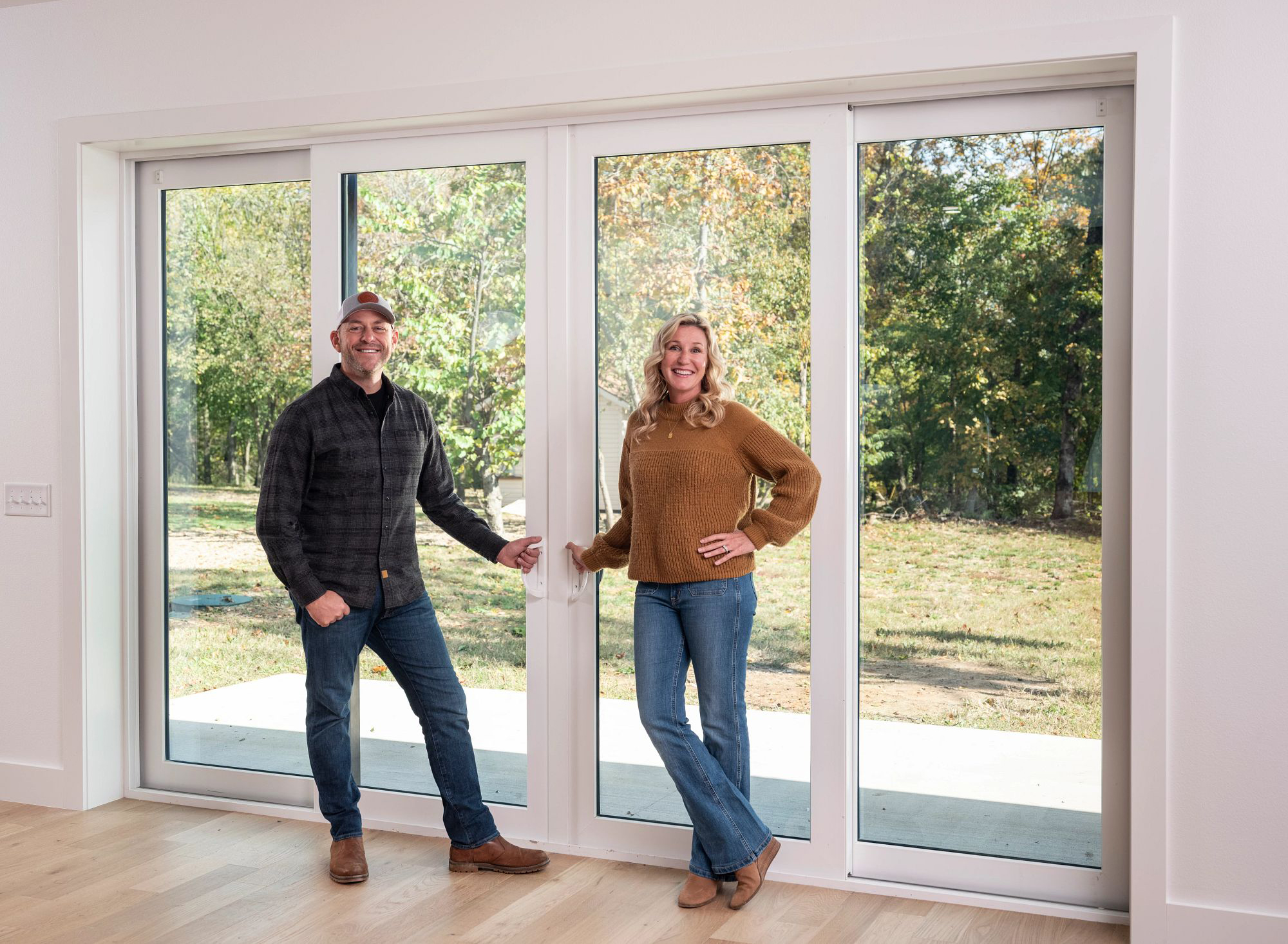 high velocity rated AMBLA INC perspective 4 panel bi parting impact doors