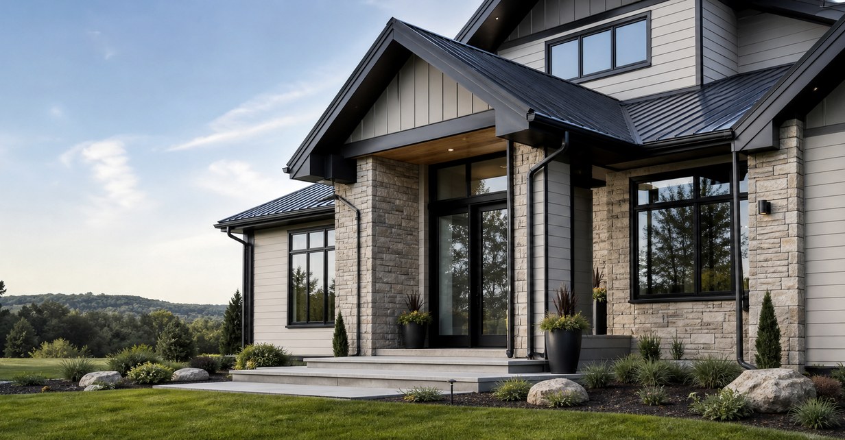 Perspective Multislide Vinyl Patio Door
